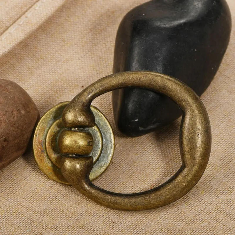 Description Picture 6 of itemZinc Alloy Vintage Door Handle Black/golden/bronze Easy To Install Antique Kitchen Knobs Single Hole Cabinet Drawer Accessories