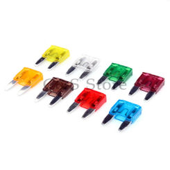 10pcs Small Medium Standard Blade Fuse Insert ZINC Pins 1A 2A 3A 5A 7.5A 10A 15A 20A 30A 40A Refitted For Auto Car Truck
