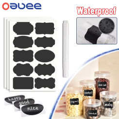 Kitchen Jars Stickers Adhesive Labels For Jars Spice Bottles Erasable labels Home Jars Bottles Tags Kitchen Organizer Sticker