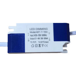 7-24x1W Dimmable Led Driver 300mA 7W 9W 10W 15W 18W 20W 21W 24W Power Supply AC 110V 220V for LED Ceiling lights Bulb