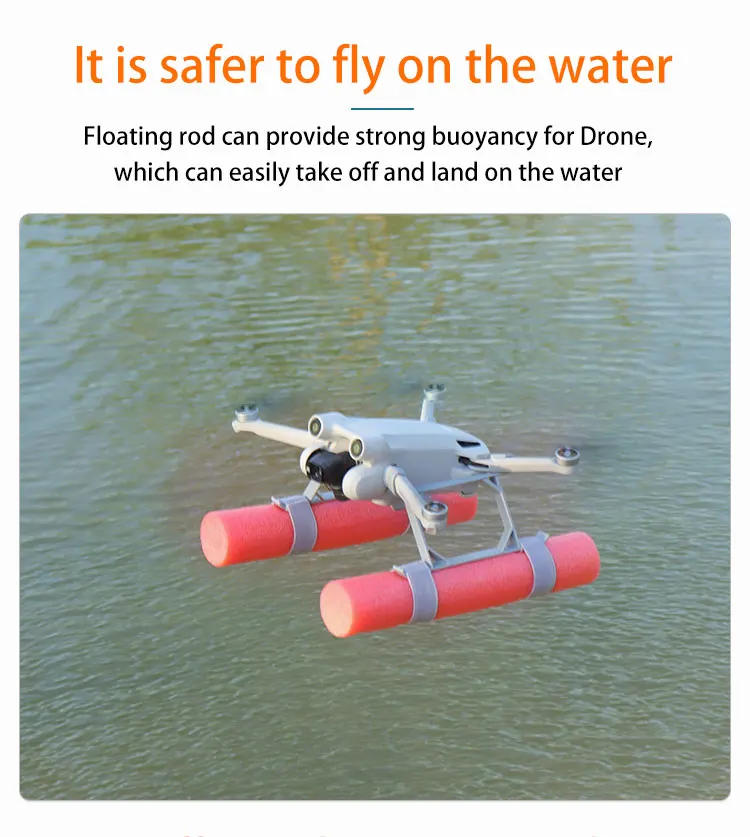 Description Picture 4 of itemLanding Skid Float Kit Expansion For DJI Mini 3/Mini 3/4 PRO Drone Water Landing Gear On Water Training Gear Accessories