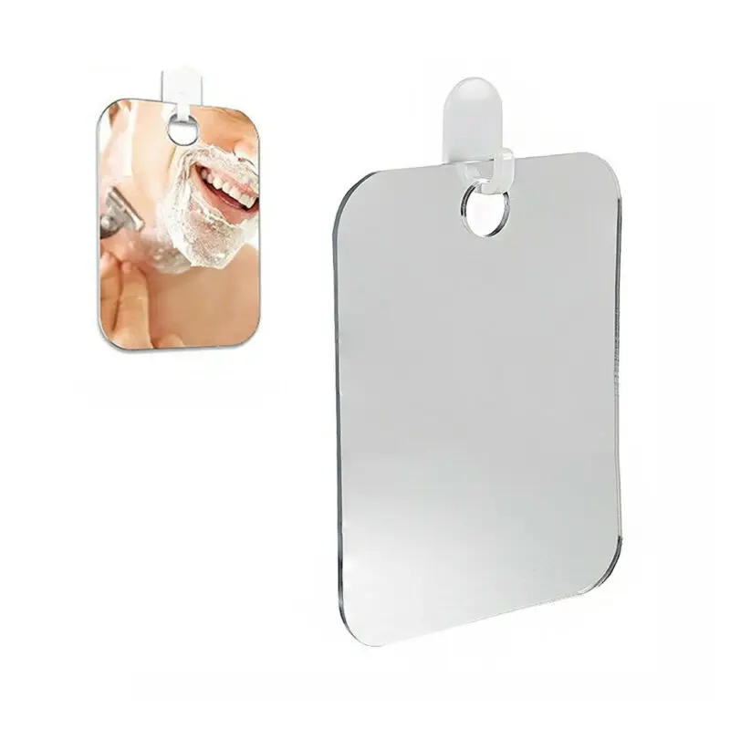 Description Picture 3 of itemFogless Shaving Cosmetic Shower Mirror Bathroom Anti-Fog Wall Suction Mount Hook Portable Travel Bathroom Accessories