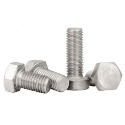 304 Stainless Steel Full Thread External Hexagon Head Screw Fine Tooth Bolt M6 M8  M10  M12  M14  M16