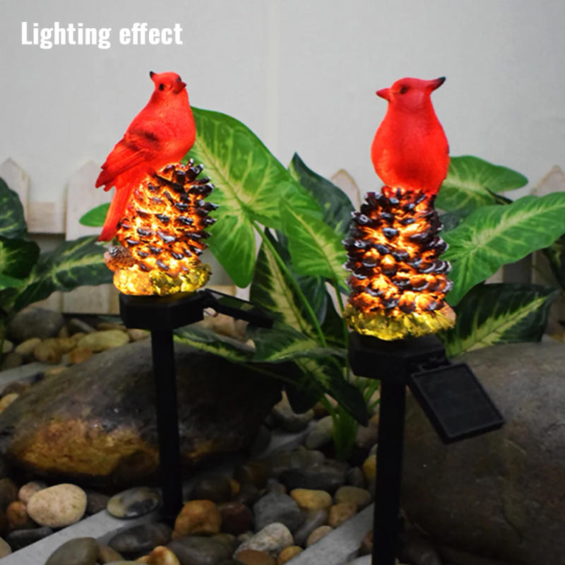 Description Picture 6 of itemSolar Lamp Red Bird Animal Solar Garden Lights Solar Powered Solar Led Light Outdoor Waterproof Garden Decoration Lawn Lamp