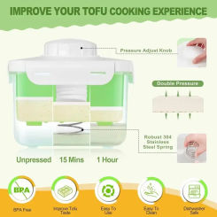 Paneer Press DIY Tofu Mold Kitchen Cooking Tool Set Homemade Plastic Tofu Press Mould DIY Tofu Mold Kitchen Gadgets Kitchen Tool