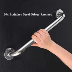 304 Stainless Steel Grab Bar Bathroom Bathtub And Shower Barrier-free Safety Railings Elderly And Disabled Anti-slip Handle