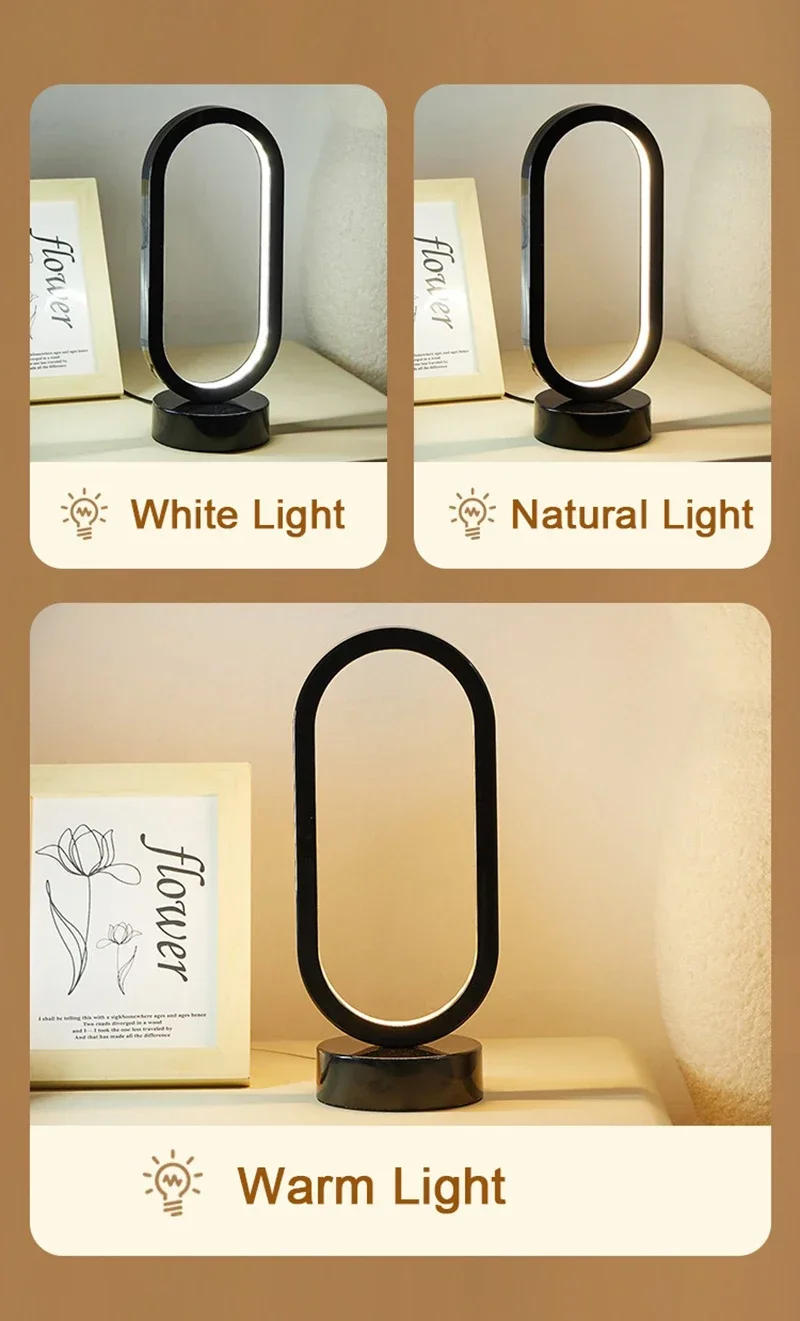 Description Picture 6 of itemLED Table Lamp Bedside Bedroom Light Living Room Hotel Decoration Dimmable Modern Study Reading Desk Lamp Night Light