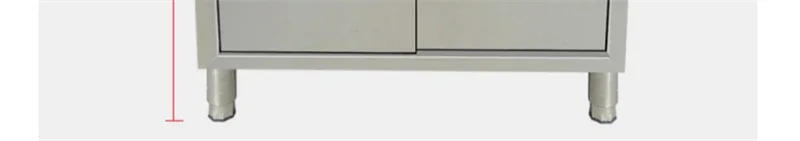 Description Picture 3 of itemCommercial Multi-functional Sinks Stainless Steel Moveable Door Kitchen Sinks Stove Cabinet with Sink Platform Vegetable Basin