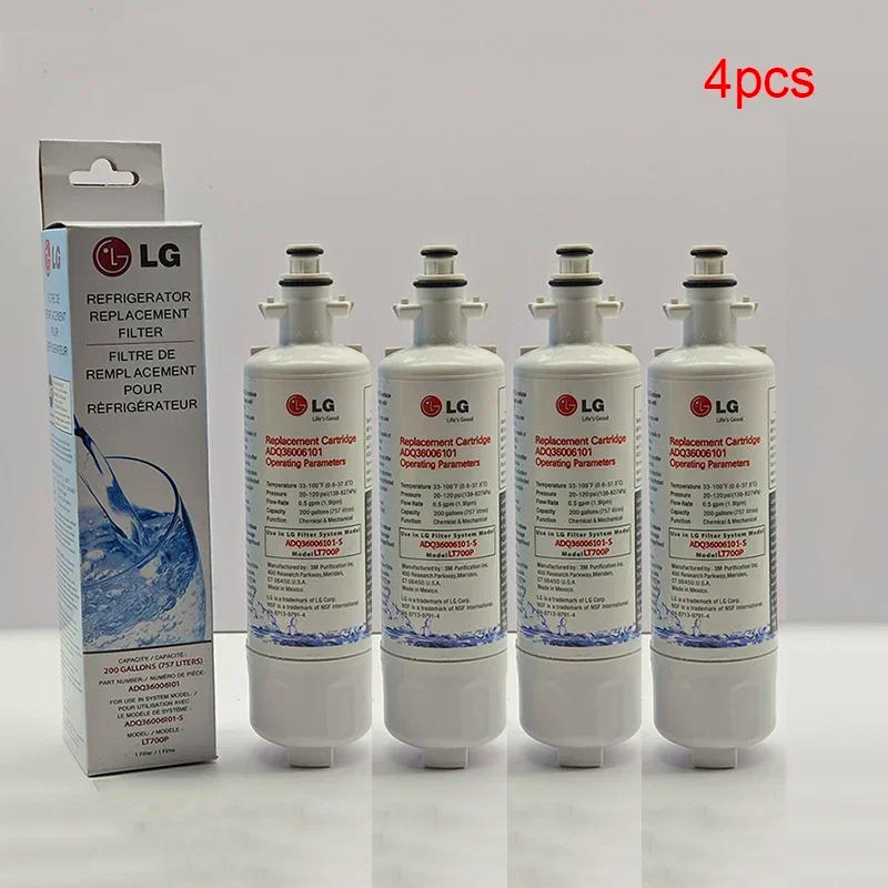 Description Picture 3 of itemLong Lasting LG LT700P Fridge Water Filter Replacement Compatible with LFXS30766S ADQ36006101 Kenmore