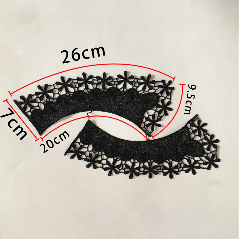 Description Picture 5 of itemHigh quality Lace fabric White milk fiber Laces collar Baby hair bands Embroidery Craft materials Dress Needlework Accessories