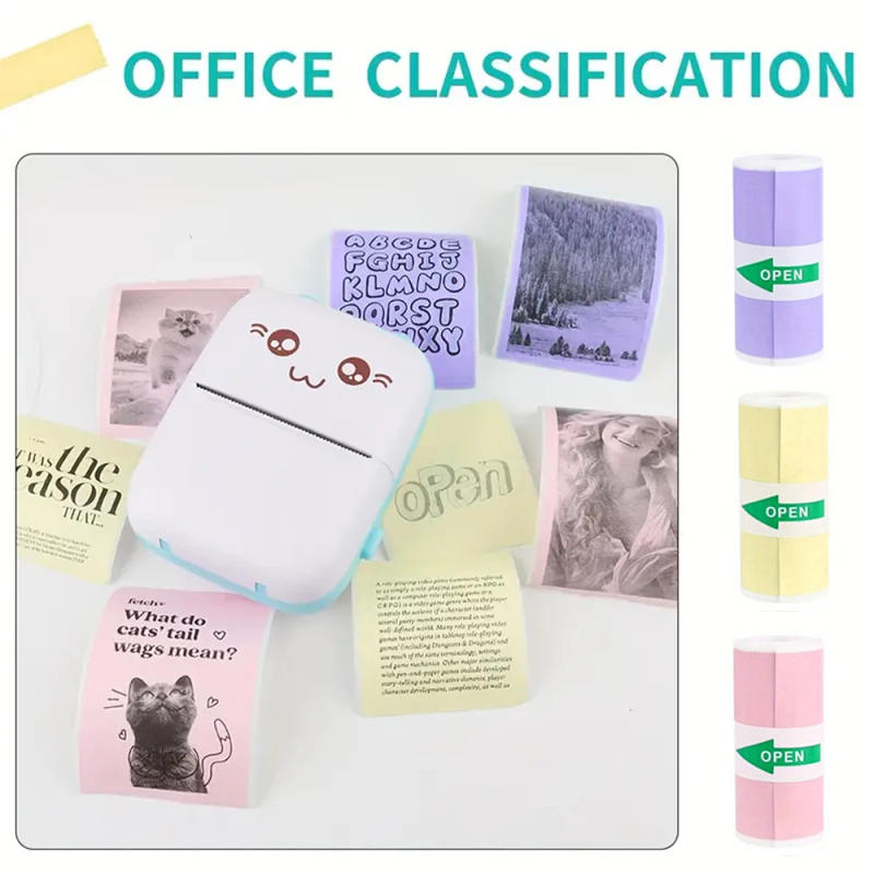 Description Picture 3 of item3 Rolls of Mini Printer Paper, Thermal Paper, Printable Stickers for Pocket Thermal Printers