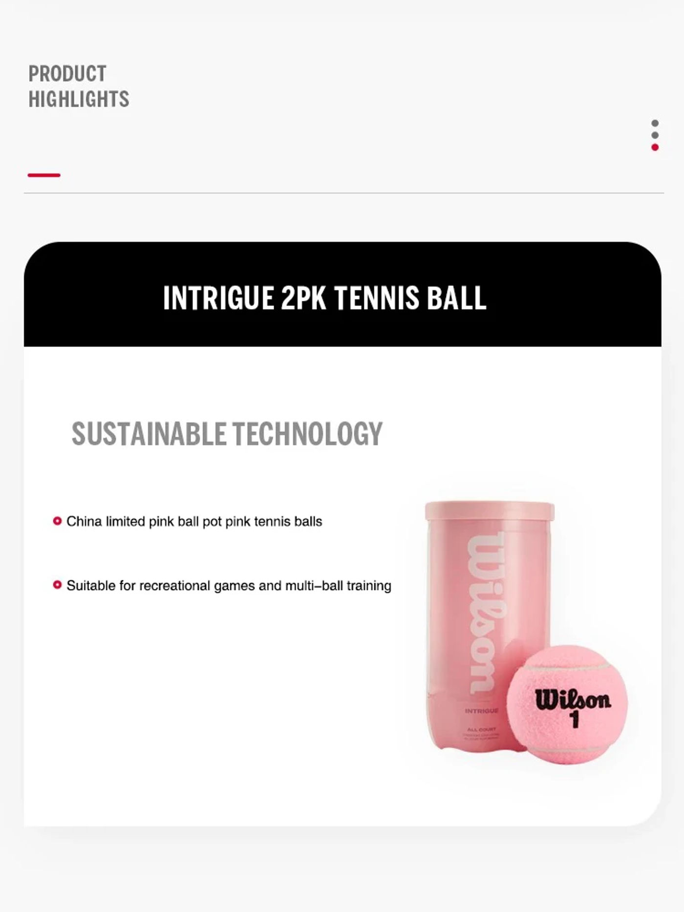 Description Picture 4 of itemWilson Professional Tennis Training Ball Beginner High Elasticity Indoor Sports Competition Resistant Balls Accessories Pink