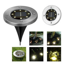 4PCS 8/10LED Solar Power Light Outdoor Garden Solar Underground Light Deck Lights Spotlight Buried Solar Lamp Landscape Lighting