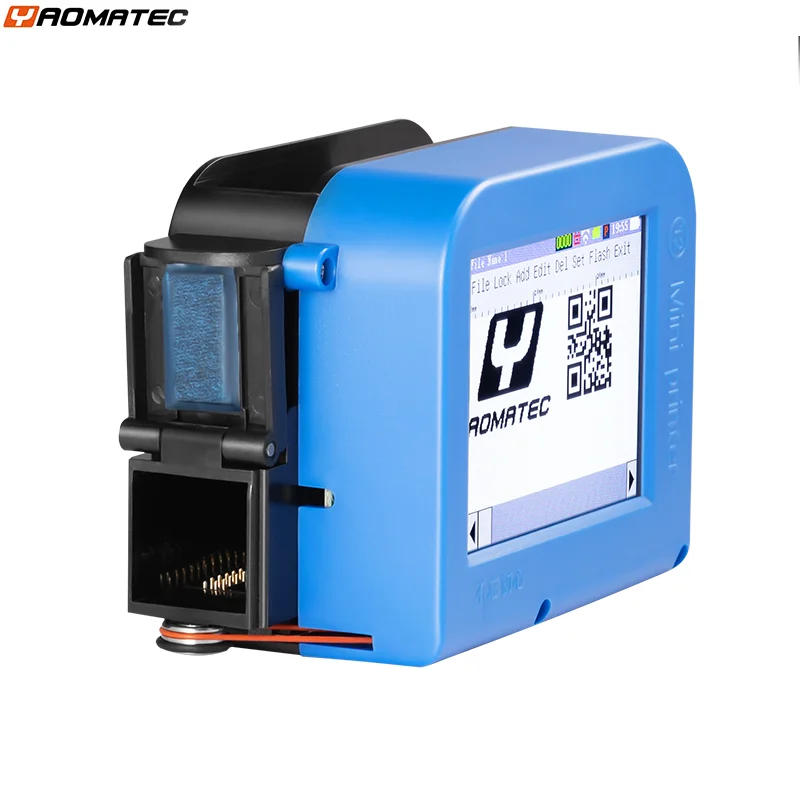 Description Picture 5 of itemHave ink: 12.7mm inkjet printing gun QR Bar Batch Code Date Logo Expiry Label Portable mini Handheld Jet Thermal Inkjet Printer