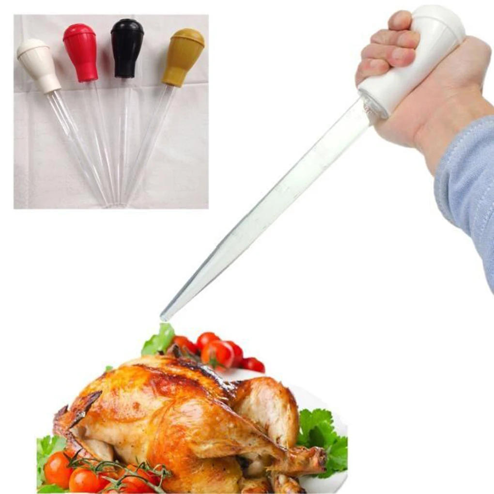 Description Picture 2 of itemTurkey Oil Dropper Cooking Turkey Chicken Oil Dropper BBQ Food Flavour Baster Syringe Tube Pump Pipe Kitchen Tools