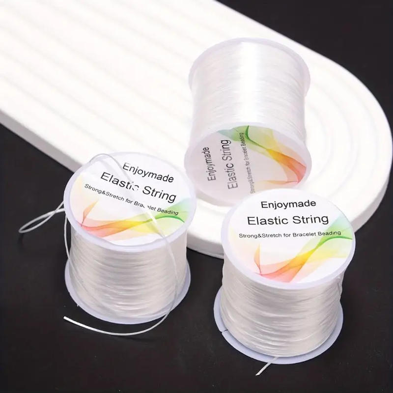 Description Picture 4 of item2pcs Transparent Elastic Bracelet String Cord For Jewelry Making And Bracelet Necklace Making,For Sewing Thread