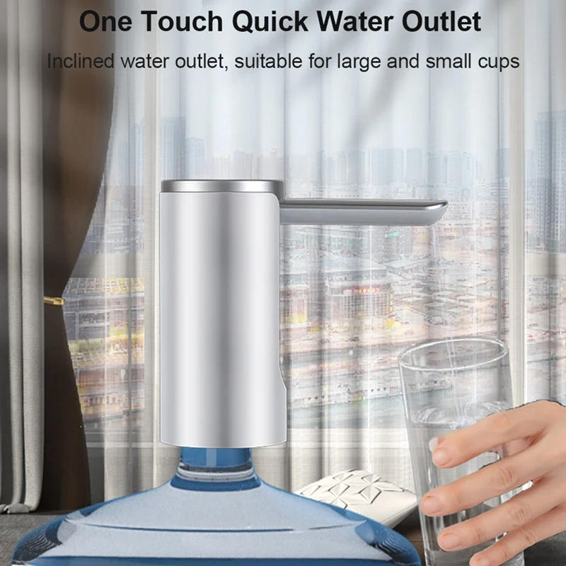 Description Picture 6 of itemElectric Water Gallon Pump Foldable Automatic Water Dispenser Rechargeable Desktop Smart Drinking Water Pump