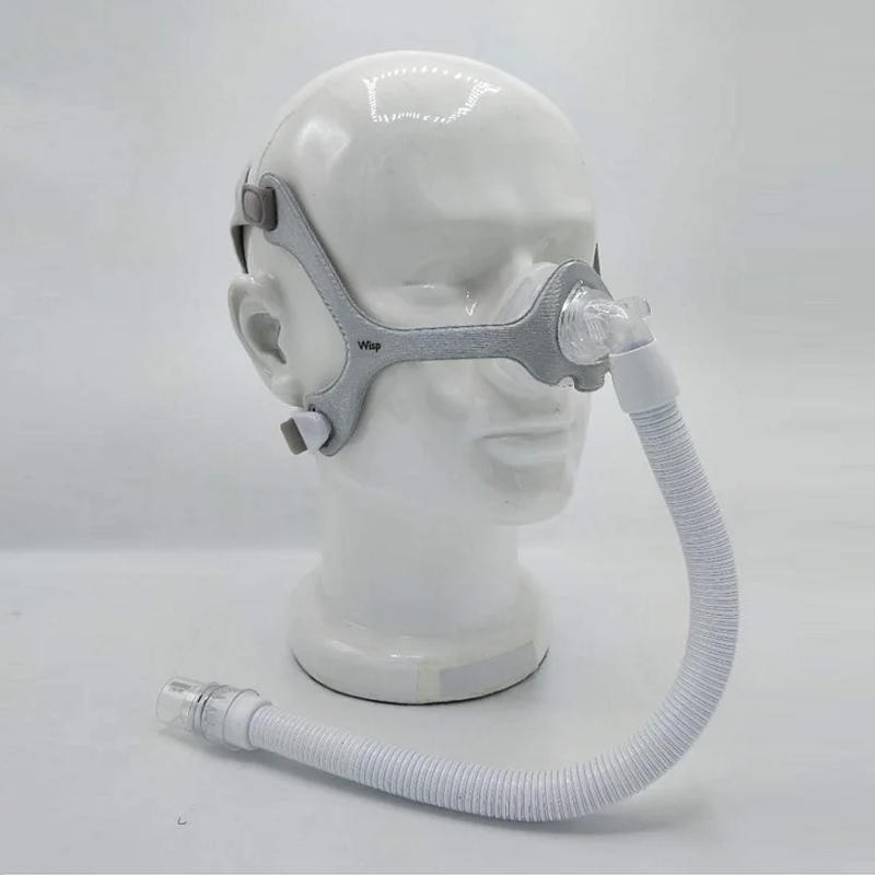 Description Picture 4 of itemOriginal Respironics Wisp Nasal pillows mask for CPAP Includes frame, headband, extension tube, 3 nose pads (S/M/L)