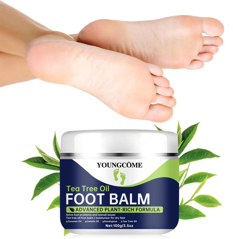 Description Picture 4 of itemTea Tree Oil Foot Cream Softens Dry Cracked Feet Removes Dead Skin Exfoliates Daily Foot Care Penetrates Moisturizes Nourishes