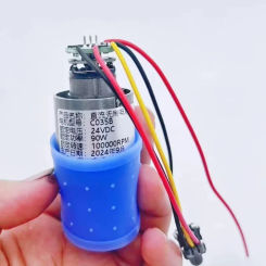 Brushless Motor DC  9V 12V 24V 100000RPM Ultra-high Speed BLDC 3-Phase Equipped  driver CNC Aluminum Alloy Impeller Ducted Fan