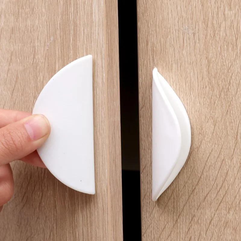 Description Picture 5 of item10/1PCS Punch-free Drawer Handle Plastic Self-adhesive Cabinet Knob Furniture Cupboard Dresser Window Sliding Door Home Handles