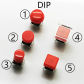 DIP add red cap