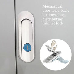 Aluminum Alloy Door Mailbox Lock New Mechanical with Key Mechanical Door Lock Hardware DIY Cabinet Box Lock Cabinet Mailbox