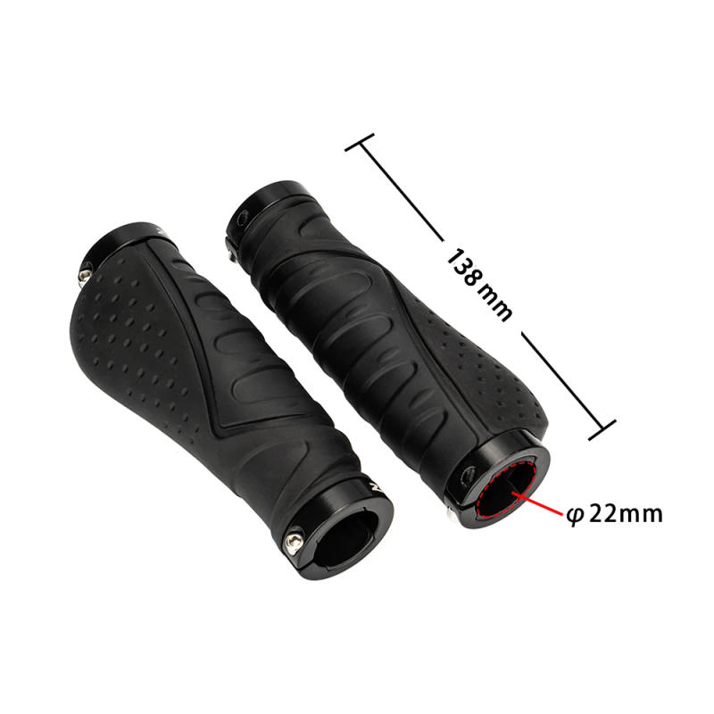 Description Picture 3 of itemZTTO Shockproof Bicycle Grips Soft Rubber Comfortable Grips MTB Bike Anti-Slip Handlebar Cover Lock On Ergonomic Handle Bar Part