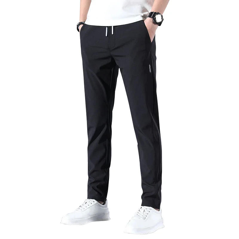 Description Picture 4 of itemMen Casual Pants Fitness Sportswear Tracksuit Bottoms Skinny Drawstring Trousers Gyms Jogger Straight Leg Pants Men'S Joggers
