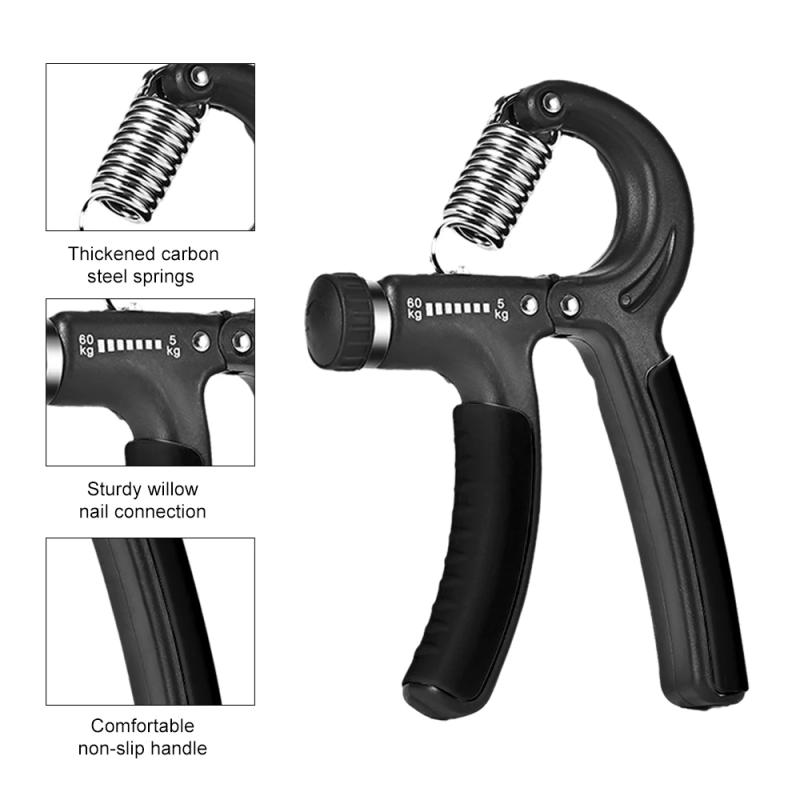 Description Picture 5 of itemGrip Strengthener Strength Training Hand Exerciser Adjustable 5-60KG Fitness Unisex Finger Rehabilitation Training Hand Grip