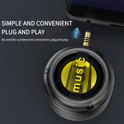 Mini Music speaker Sound Column Hifi Music Stereo Sport For Pc Laptop Phone Mobile Portable Rechargeable Small Speaker 3.5mm