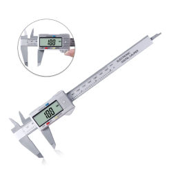 6inch Digital Vernier Calipers Lcd Electronic Caliper, Carbon Fiber Gauge, Height Measuring Tools Instruments Micrometer