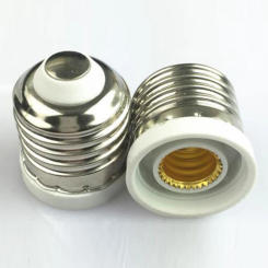 E27 To E12 Bulbs Adapter Converter Lightweight Screw Bulb Outlet Converters Easy To Install Fireproof Lighting Accessories