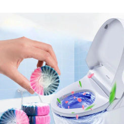 6/12Pcs Long-Lasting Toilet Bowl Cleaner Tablets - Sustained-Release Technology for Tough Stains Automatic Toilet Cleaner