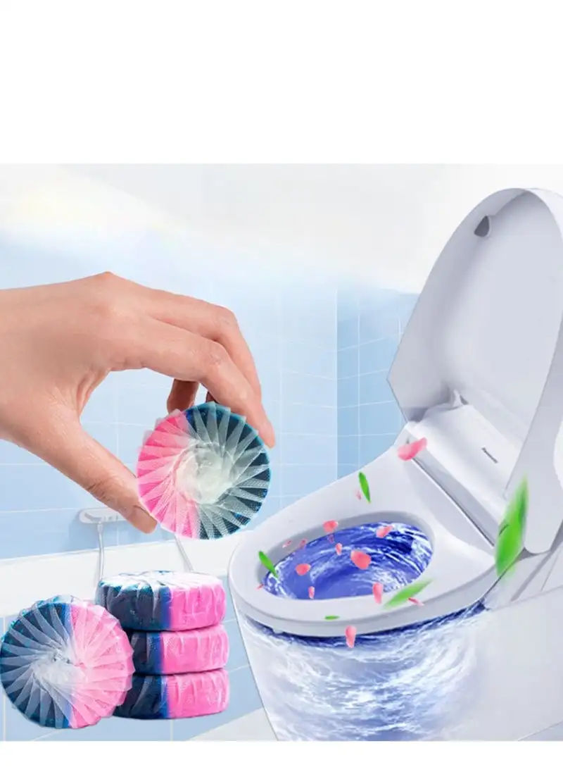 Description Picture 3 of item6/12Pcs Long-Lasting Toilet Bowl Cleaner Tablets - Sustained-Release Technology for Tough Stains Automatic Toilet Cleaner