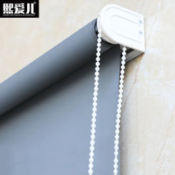 No punch roller curtains custom blackout shade bathroom toilet office waterproof and oilproof hand curtain
