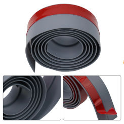1M Length Door Sealing Bar Window Sealing Tape Soundproof Window Door Bottom Self Adhesive PVC Seal Weathering Strip 3 Color