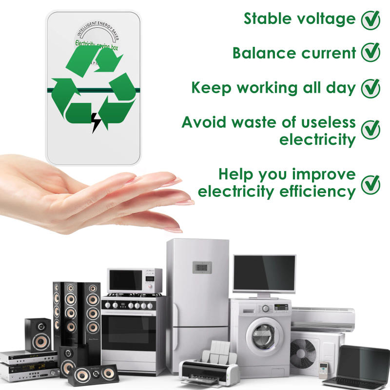 Description Picture 6 of item2/4Pcs Power Saver 90V-250V Intelligent Electric Energy Saver Household Low Consumption Electricity Flame Retardant US Standard