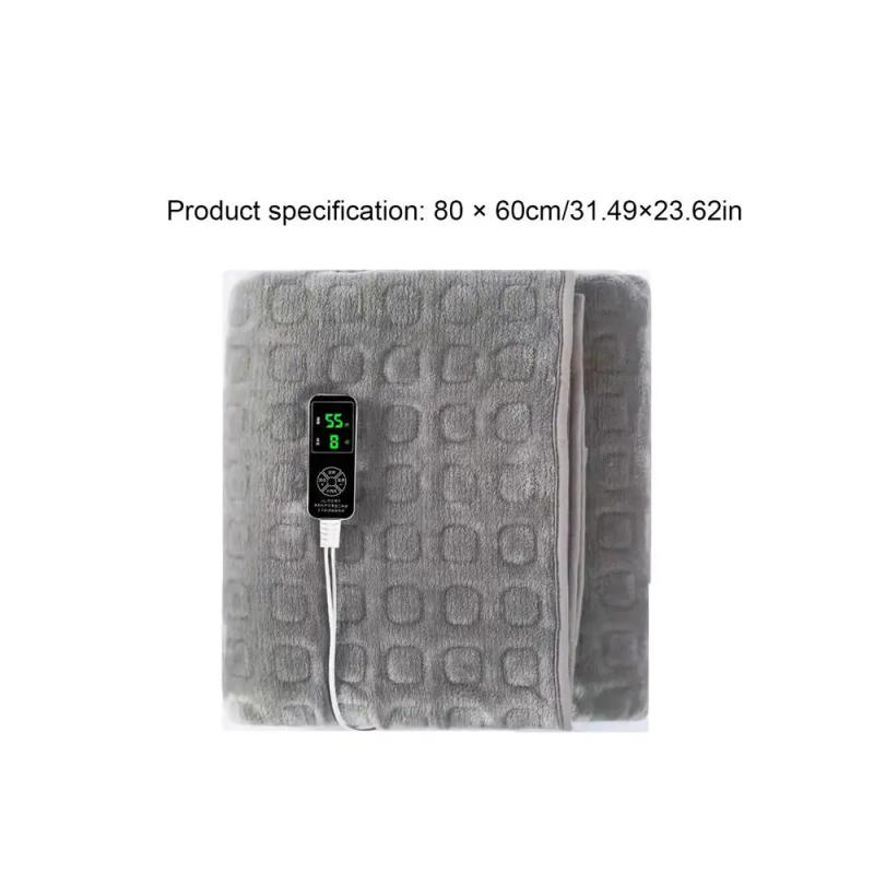Description Picture 2 of item220V Electric Blanket Home Office Smart Heated Blanket Body Warmers Bed Sheet Cushion Pad Winter Thermal Heater Blanket Cushion