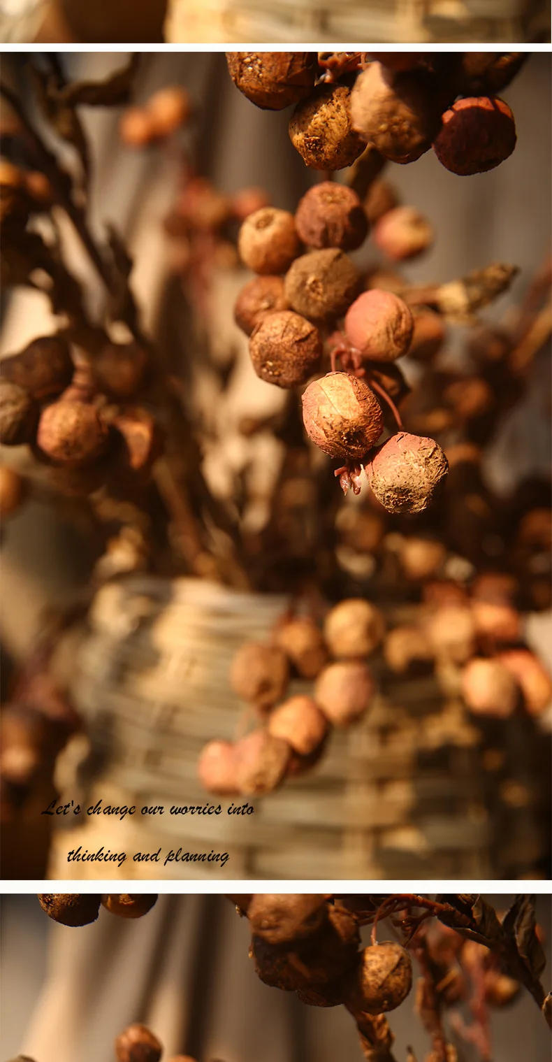 Description Picture 6 of item86cm Autumn Fruit Hawthorn Fruit Artificial Fruit Branch Home Decoration Flower Art Flower Arrangement Flower Decoration