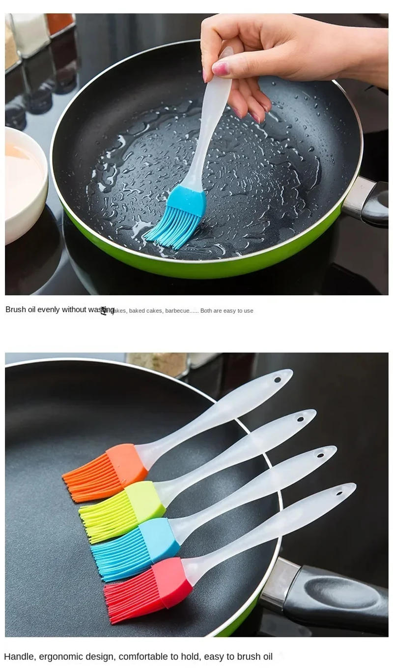 Description Picture 2 of item1PCS Silicone  Oil Brush Basting Brush DIY Cake Bread Butter Baking Brushes Kitchen Cooking Barbecue Accessories BBQ Tools