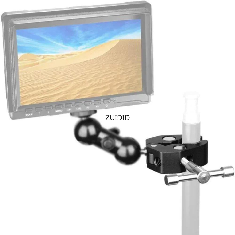 Description Picture 4 of itemCrab Claw Clamp Tongs Pliers Clip Bracket for Camera Tripod Monopod Studio Flash Bracket Tripod Arm Camera Accessories