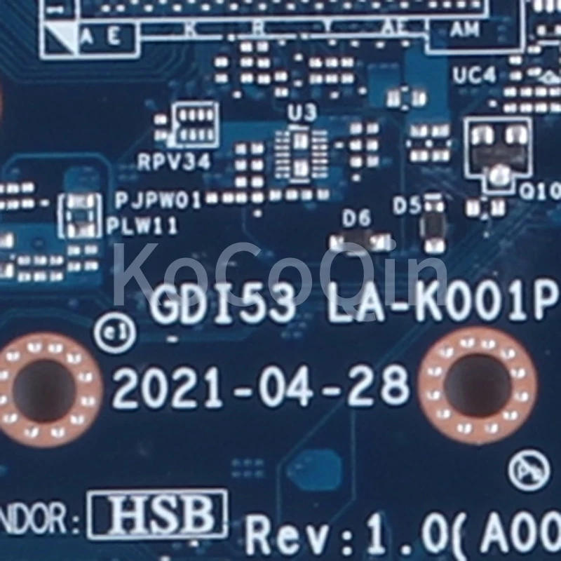 Description Picture 6 of itemFor Dell Inspiron 5575 3305 3501 Notebook Mainboard LA-K001P 0GWD64 05HPX6 0DRFWY 0P92W5 00VPNP R3 R5 R7 Laptop Motherboard