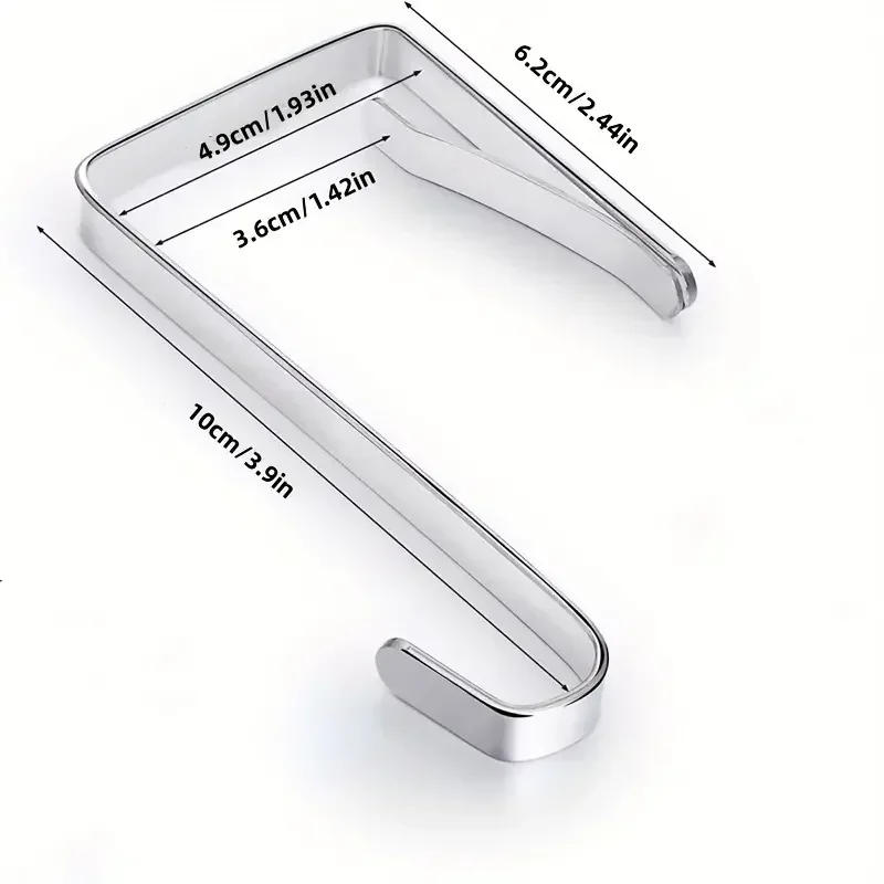 Description Picture 2 of itemOrganize Your Home with 8pcs Over The Door Hooks - Heavy Duty Stainless Steel Hanger for Clothes, Towels, Hats, Coats