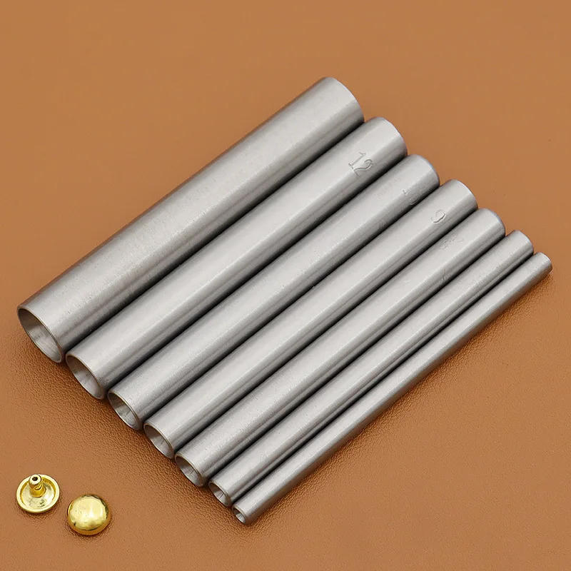 Description Picture 2 of item1piece Mushroom Domed Rivet Setting Tool Steel Spike Studs Punch Setter Hand Punching Tool for Leathercraft Garment Shoe Hat DIY