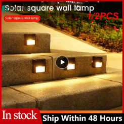 1/2PCS Solar Lights Replacement Top 8cm Solar Lantern Parts Solar Panel Powered Lantern Lid Lights For Outdoor Pathway Yard