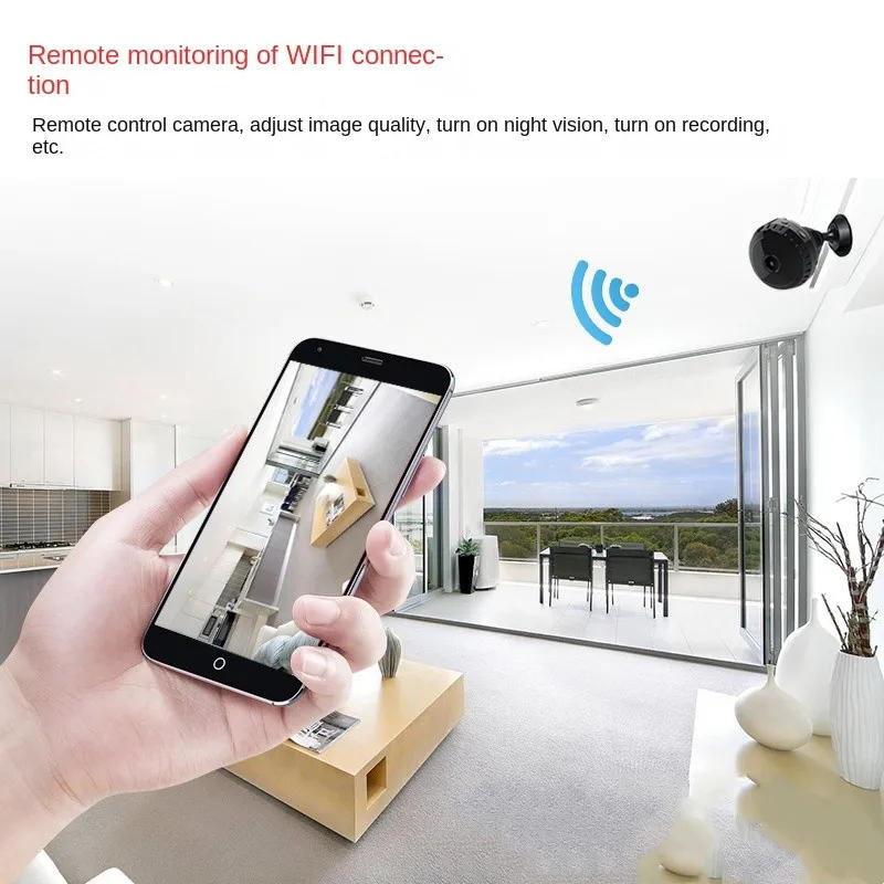 Description Picture 3 of item4K 1080p Mini Camera Wifi Smart Home Surveillance Portable HD Camcorder Wireless Remote Monitor Night Vision Micro IP Cam HC010