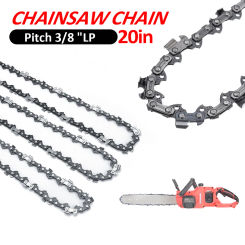 3Pcs 14/20 Inch Steel Chainsaw Chains 3/8LP 0.05 Electric Saw 50/76 Drive Link Chain Replacement Garden Cutting Lumber Hand Tool