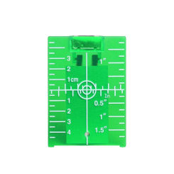 Huepar Green Target Plate Card With Stand For Green Beam Cross Line Laser Levels Laser Enhancement Can be Magnetic / Hanging On