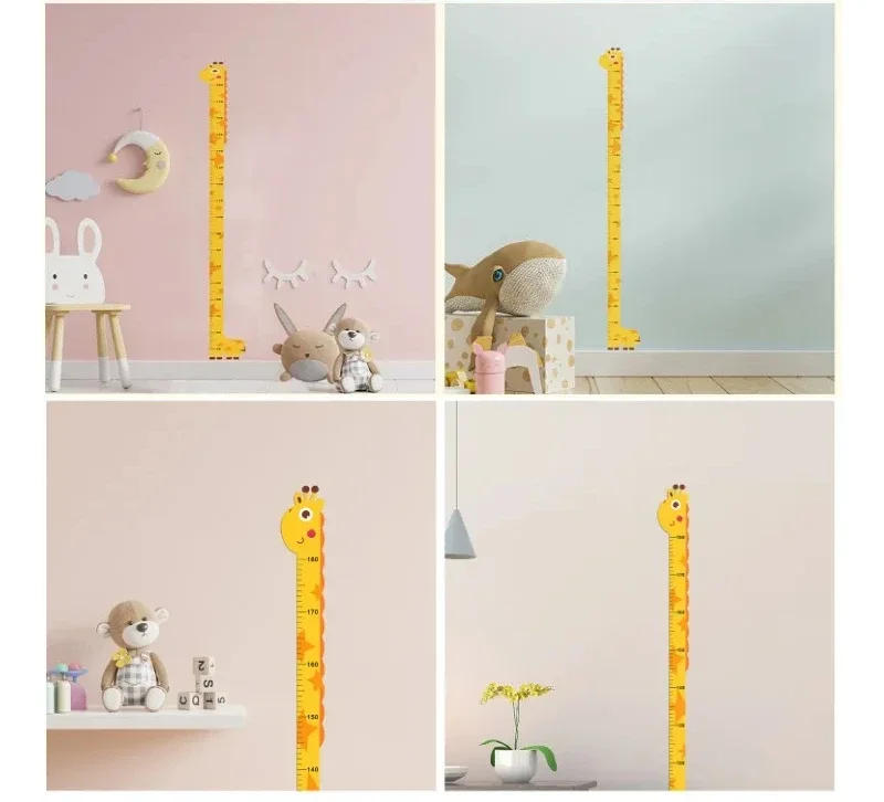 Description Picture 4 of item180cm Cartoon Animal Height Measure Wall Stickers Wallpaper for Kids Room Nursery Child Growth Ruler Chart Wall Decoration